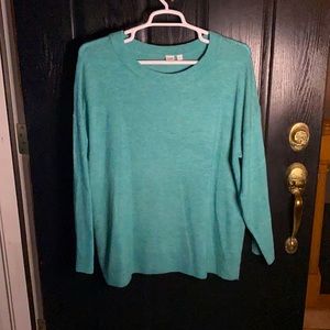 Gap Long Sleeved Pull Over Sweater in Teal